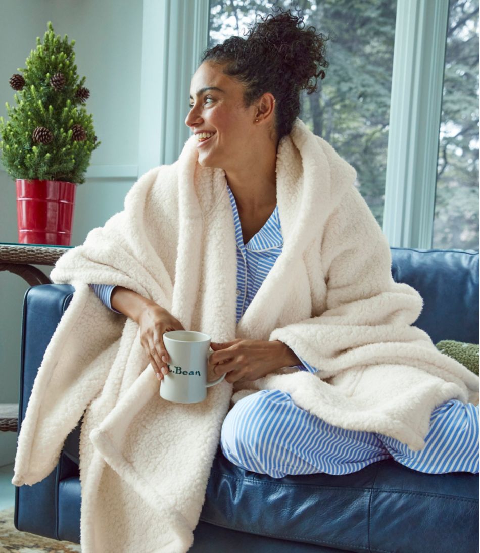 Cozy Sherpa Wearable Throw | L.L.Bean