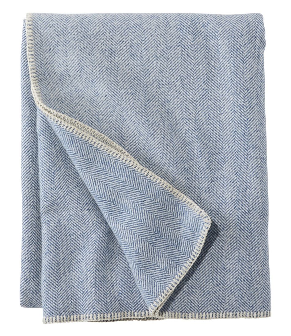 Washable Wool Blanket, Herringbone | L.L.Bean