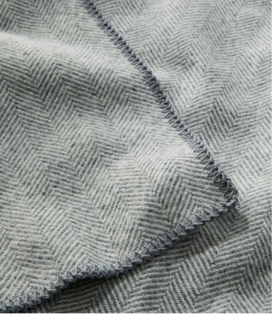 Washable Wool Blanket, Herringbone | L.L.Bean