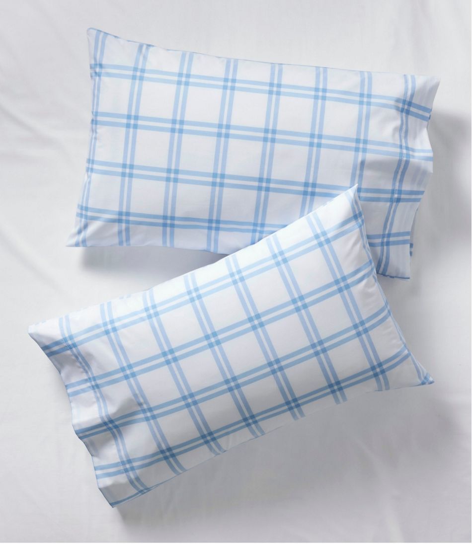 280-Thread-Count Pima Percale Sheet Collection, Windowpane | L.L.Bean