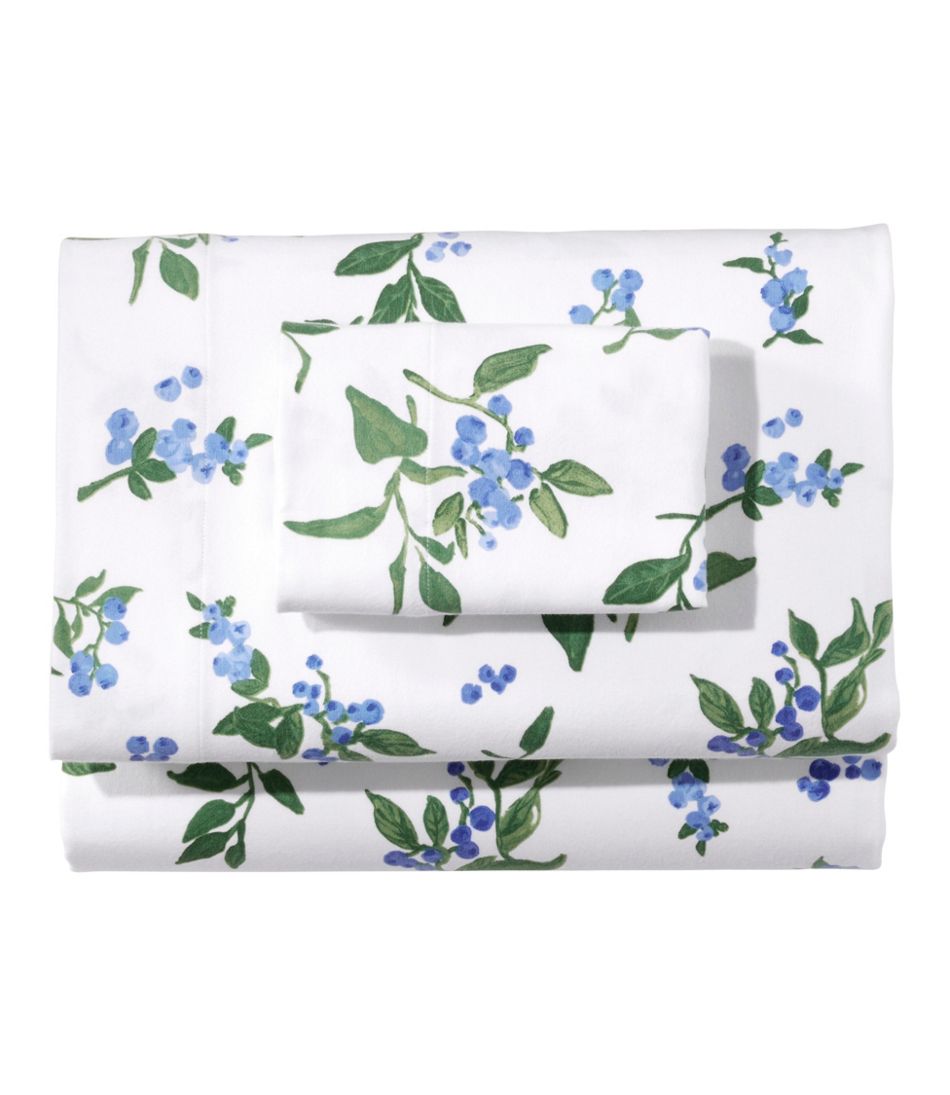Jess Franks Blueberry Flannel Sheet Collection | L.L.Bean