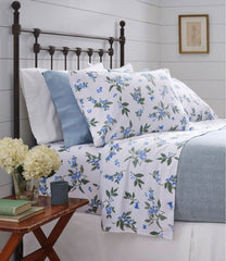 Jess Franks Blueberry Flannel Sheet Collection | L.L.Bean