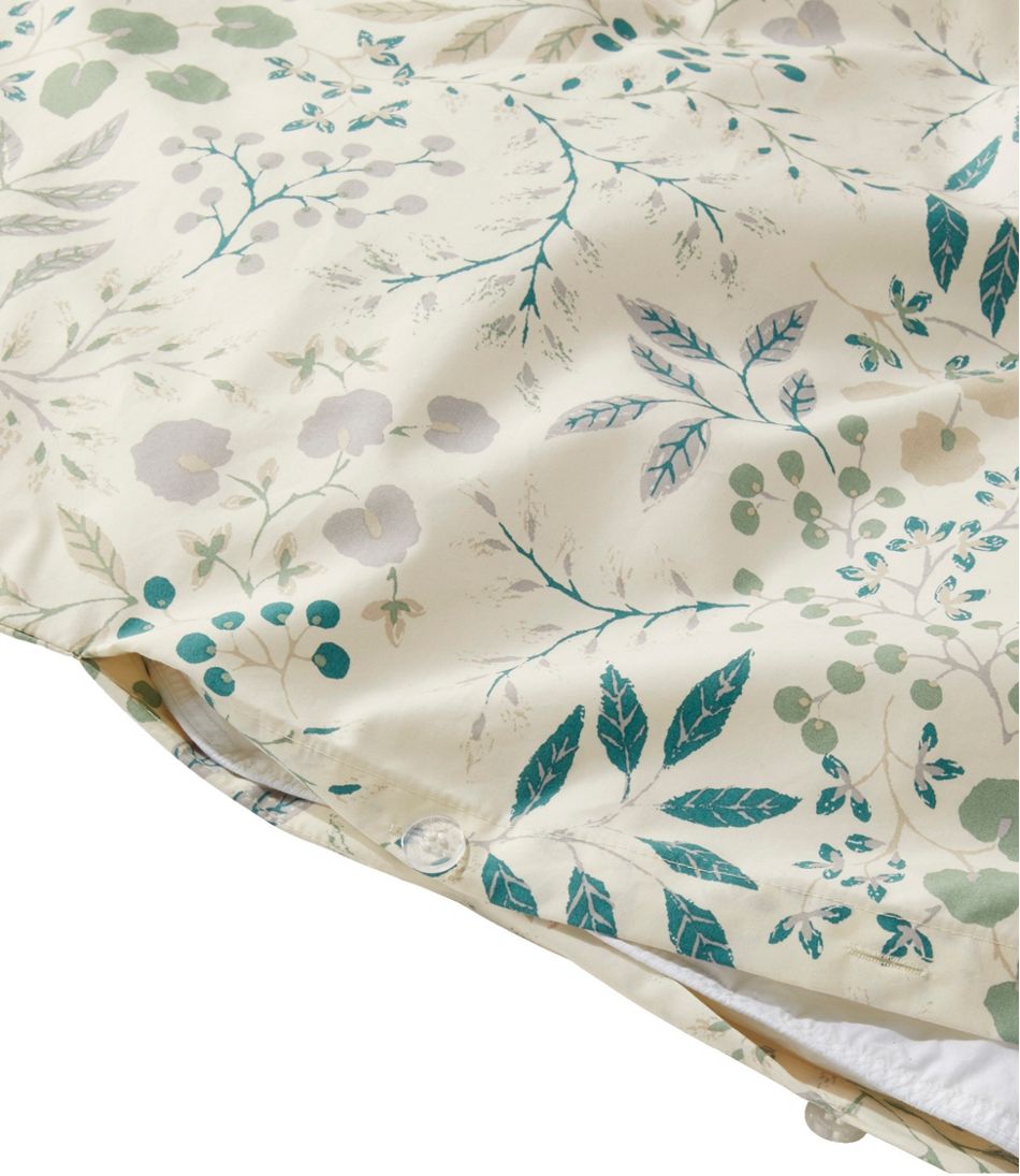 280-Thread-Count Pima Cotton Percale Comforter Cover Collection, Print | L.L.Bean