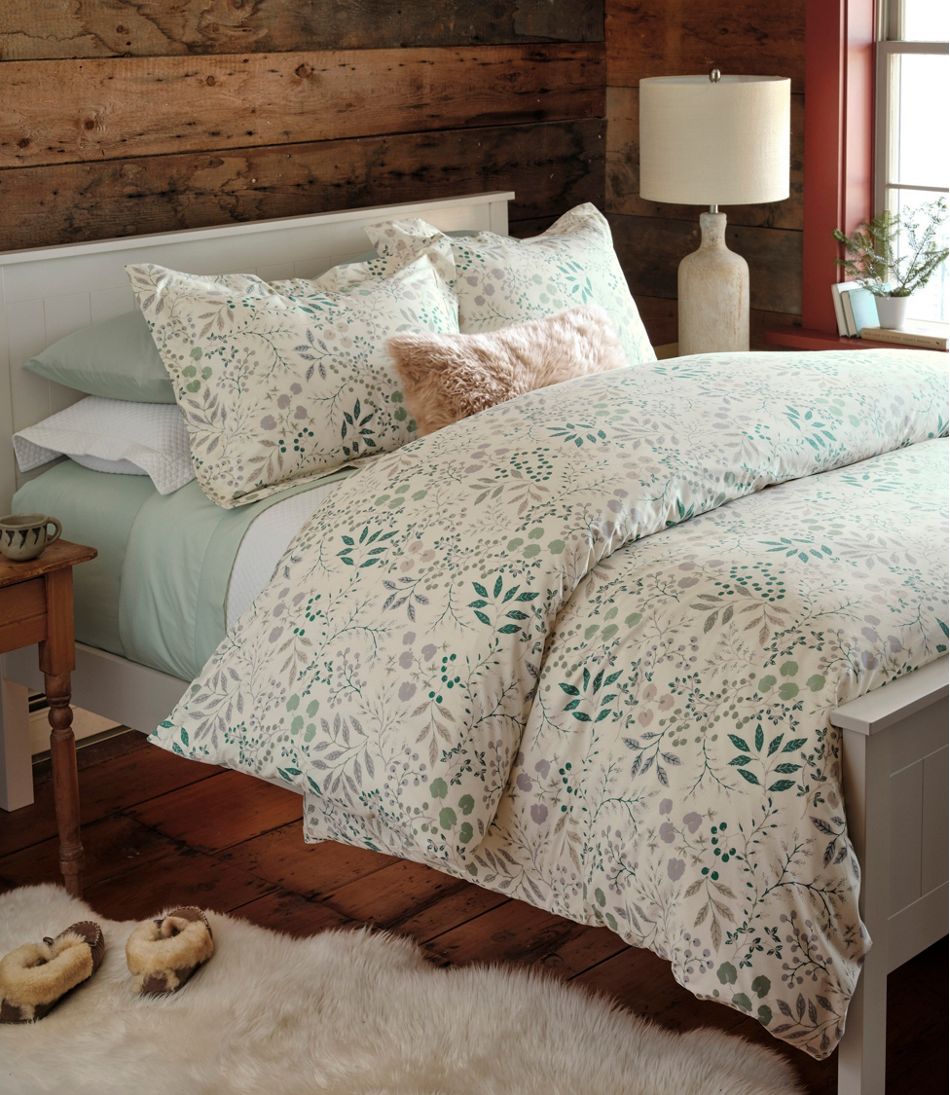 280-Thread-Count Pima Cotton Percale Comforter Cover Collection, Print | L.L.Bean