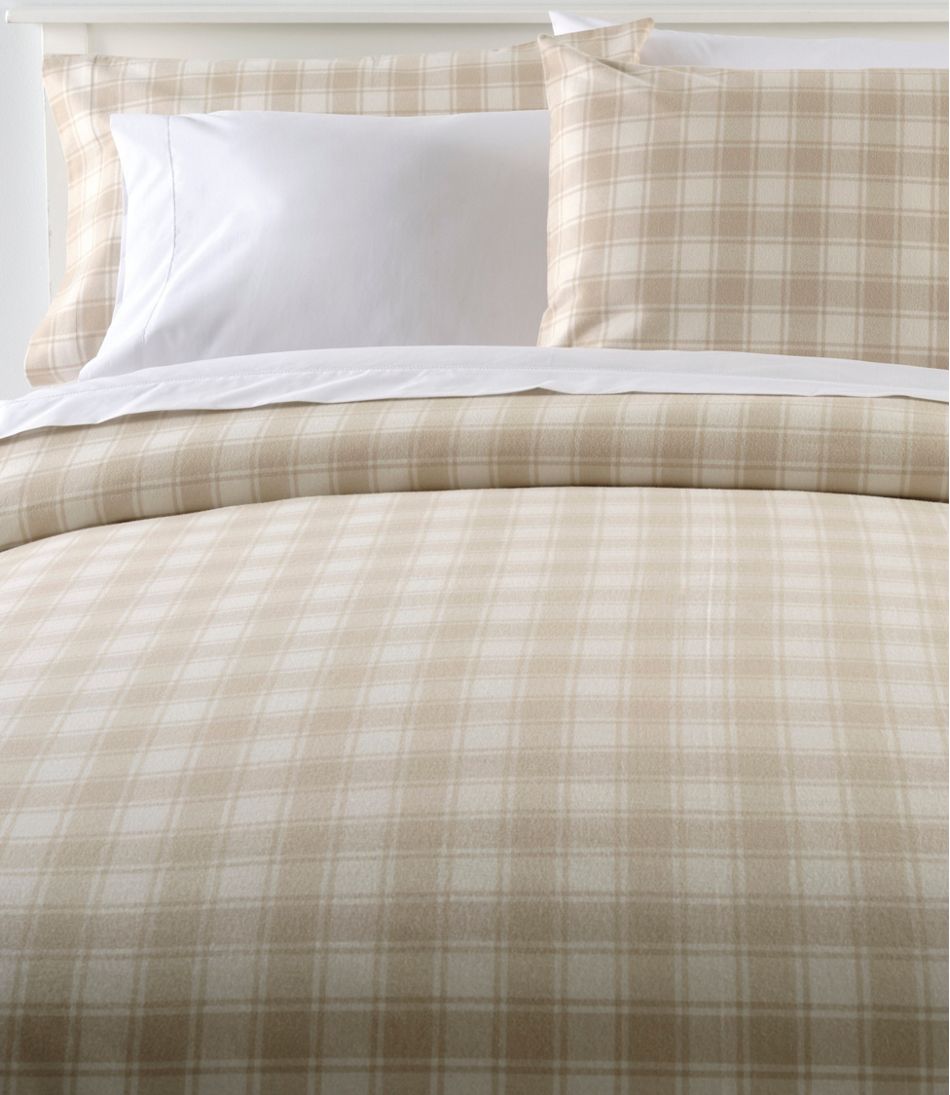 Ultrasoft Comfort Flannel Comforter Cover Collection, Check | L.L.Bean
