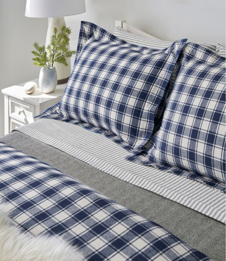 Ultrasoft Comfort Flannel Comforter Cover Collection, Check | L.L.Bean