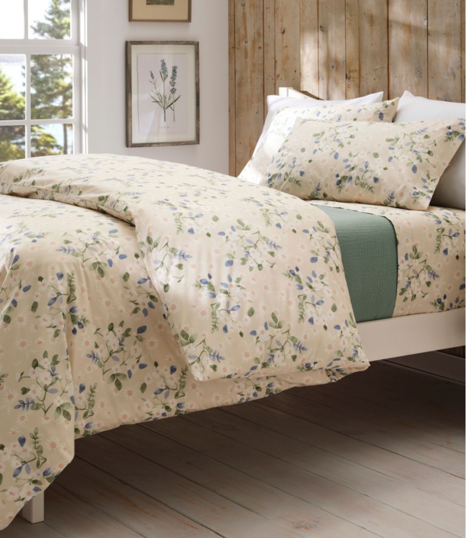 Premium Egyptian Percale Comforter Cover Collection, Daisy | L.L.Bean