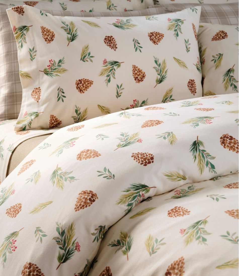 Evergreen Flannel Comforter Cover Collection | L.L.Bean