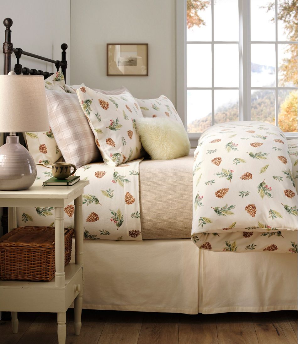Evergreen Flannel Comforter Cover Collection | L.L.Bean