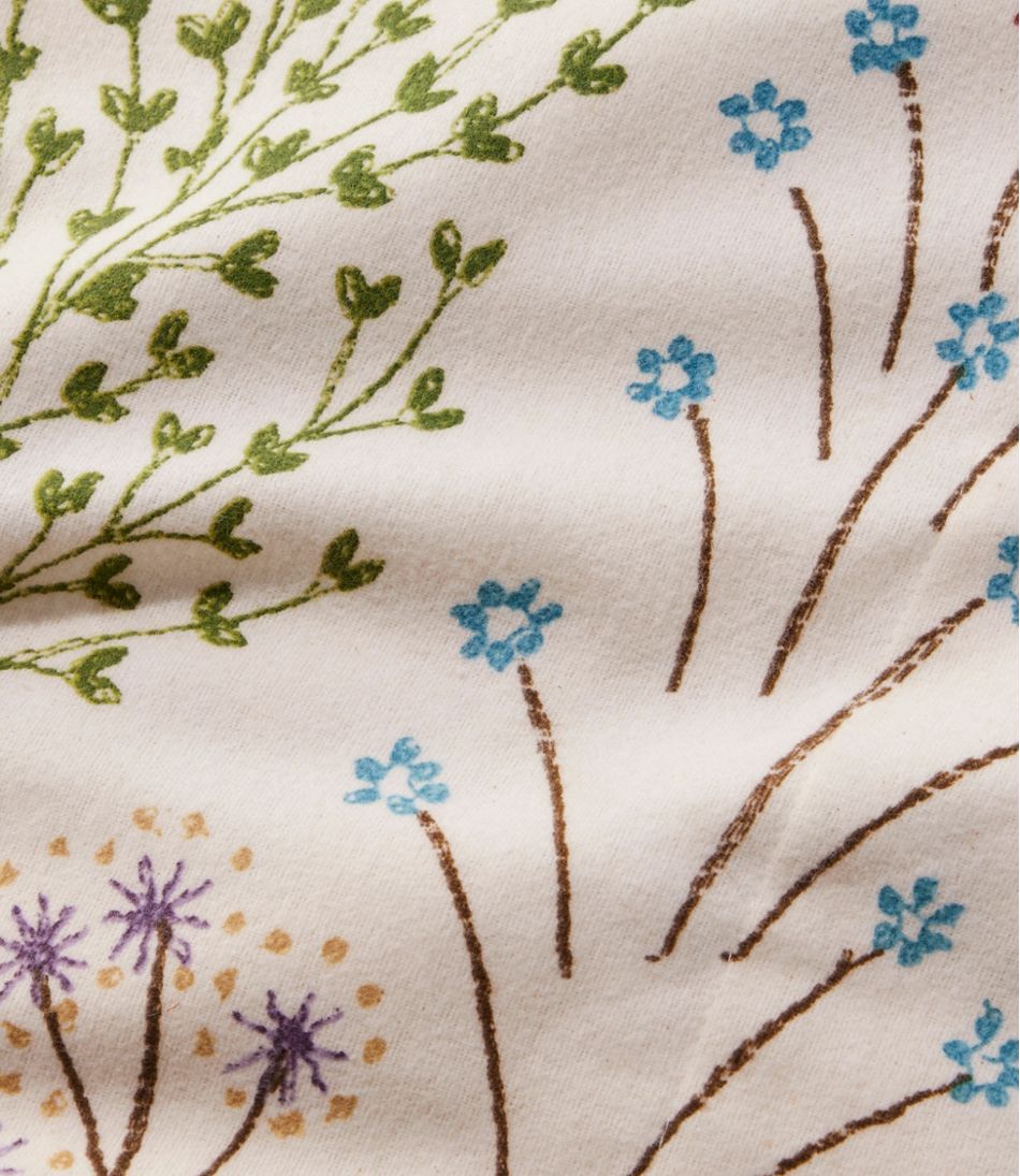 Botanical Floral Flannel Comforter Cover Collection | L.L.Bean