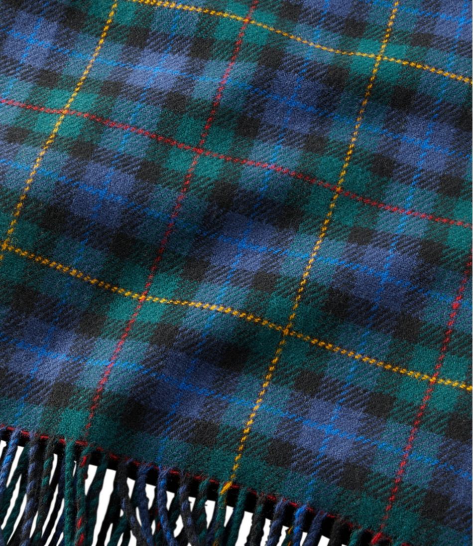 Washable Wool Throw, Plaid 54" x 60" | L.L.Bean