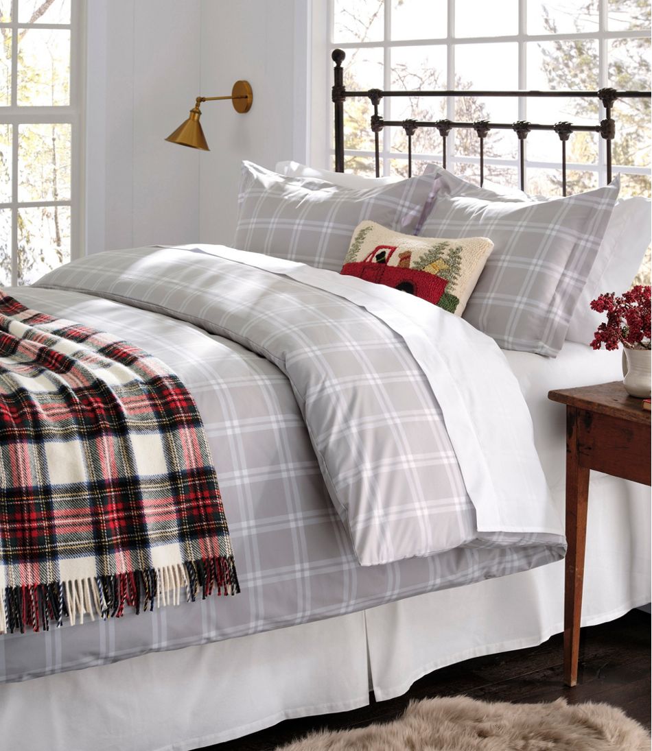 Washable Wool Throw, Plaid 54" x 60" | L.L.Bean