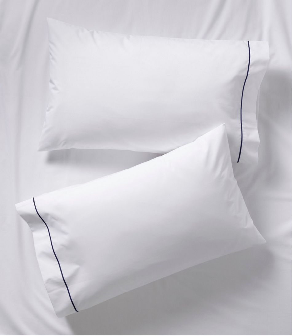 Premium Egyptian Percale Sheet Collection, Satin Stitch | L.L.Bean