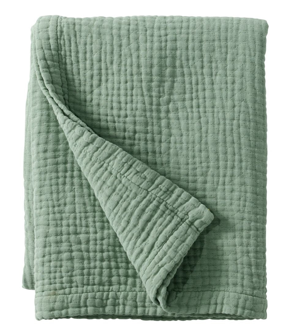 Lightweight Cotton Gauze Throw | L.L.Bean