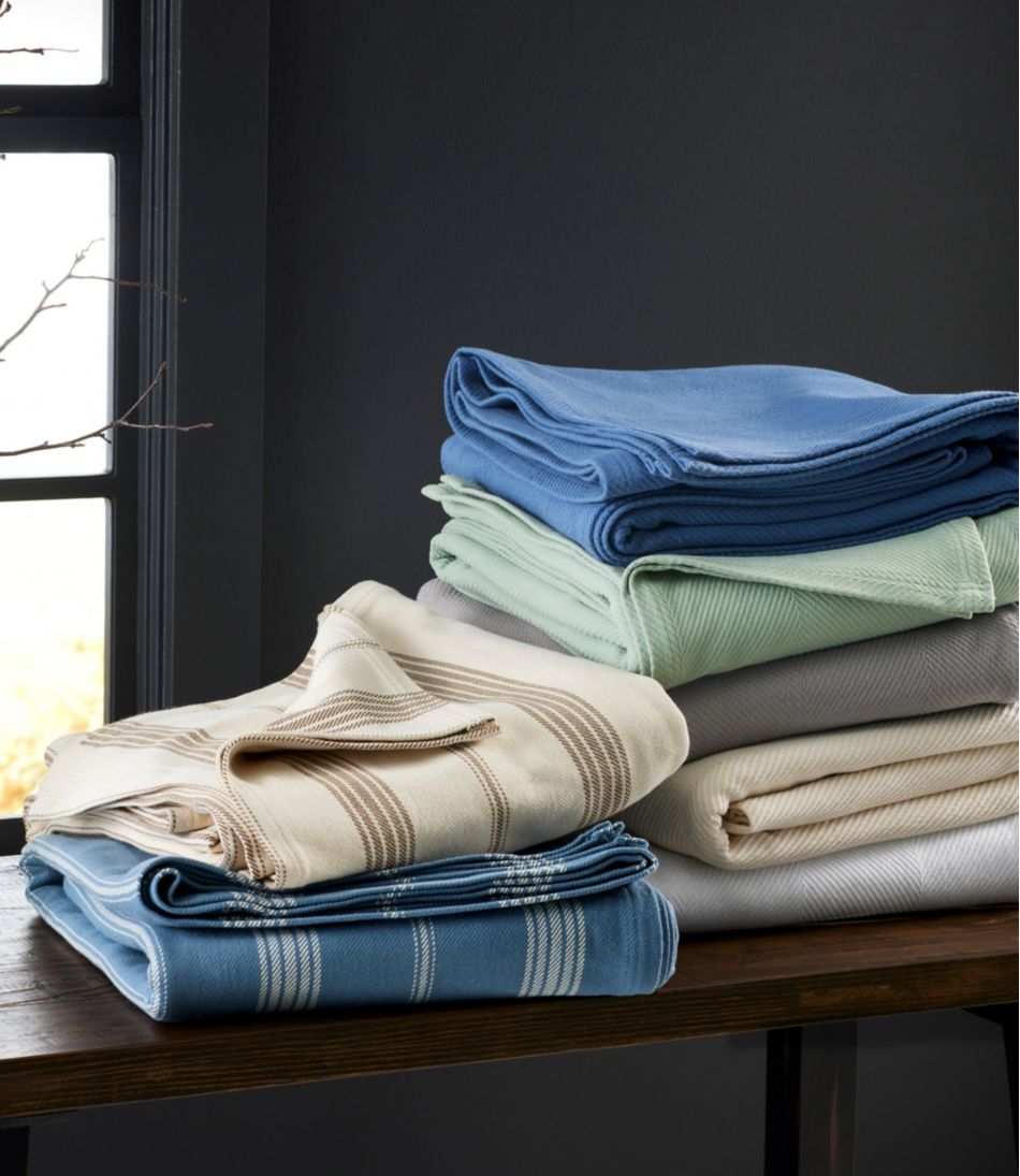 Organic Cotton Blanket, Stripe | L.L.Bean