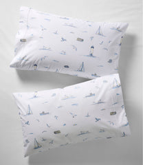 Nautical Boats Percale Sheet Collection | L.L.Bean