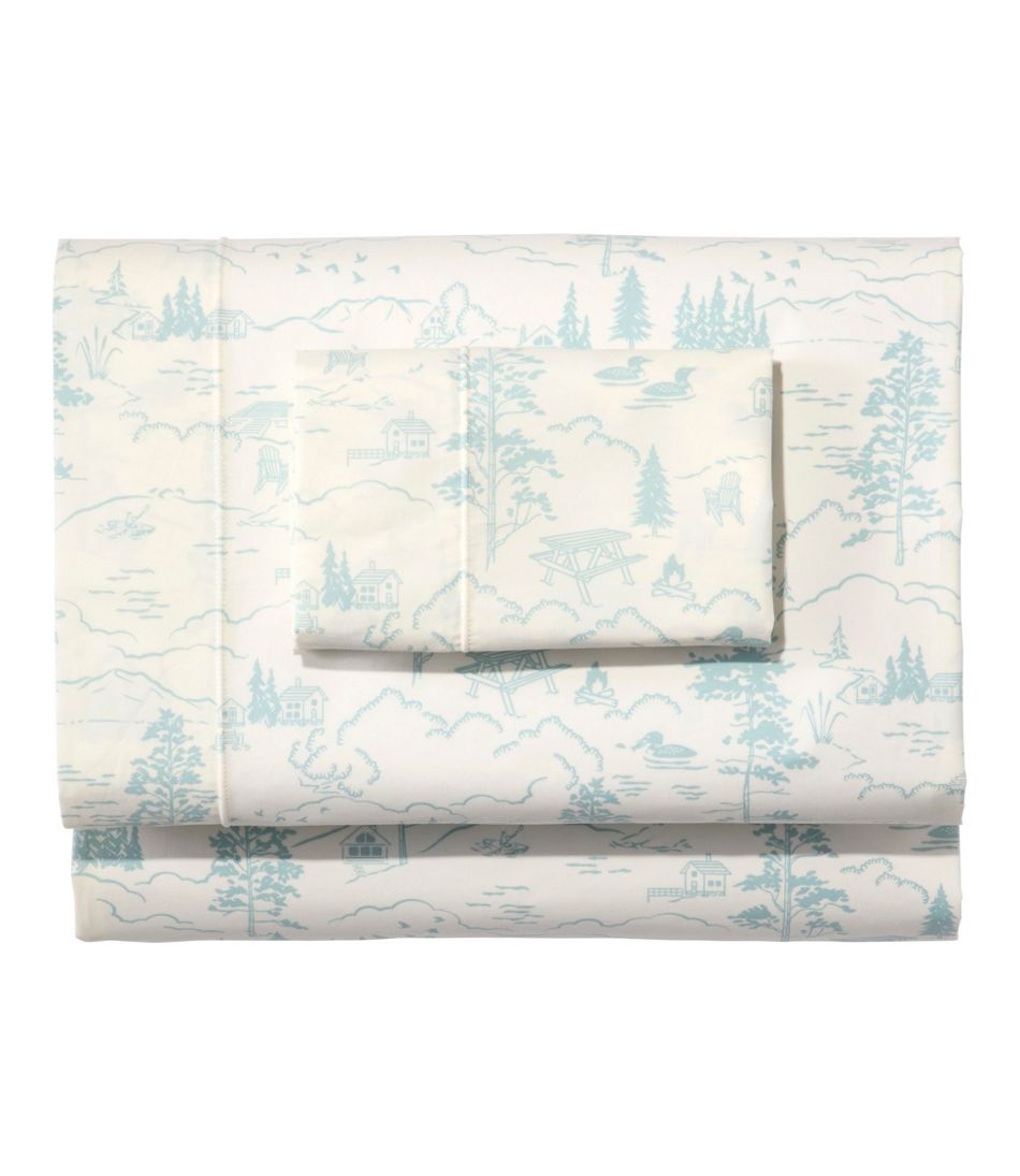 Lakeside Toile Percale Sheet Collection | L.L.Bean