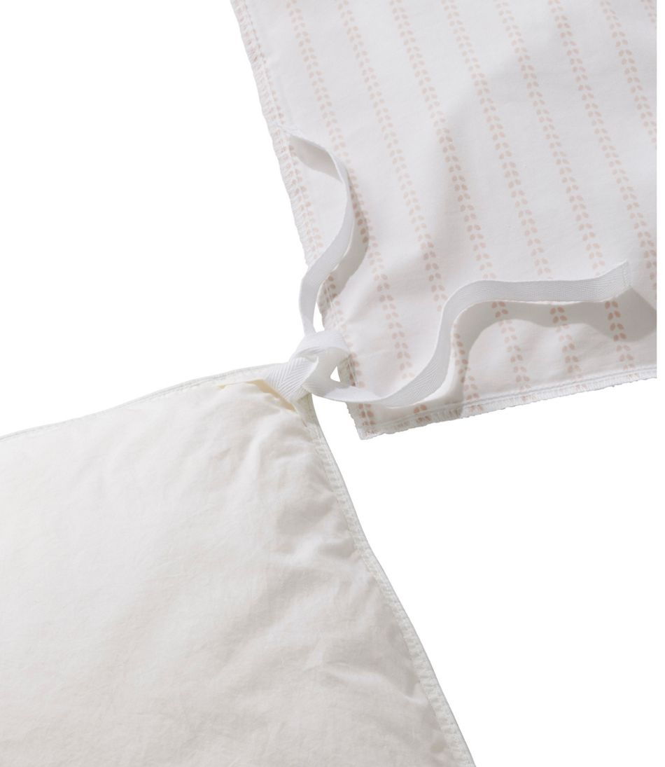 Sunwashed Percale Comforter Cover, Stripe Leaf | L.L.Bean