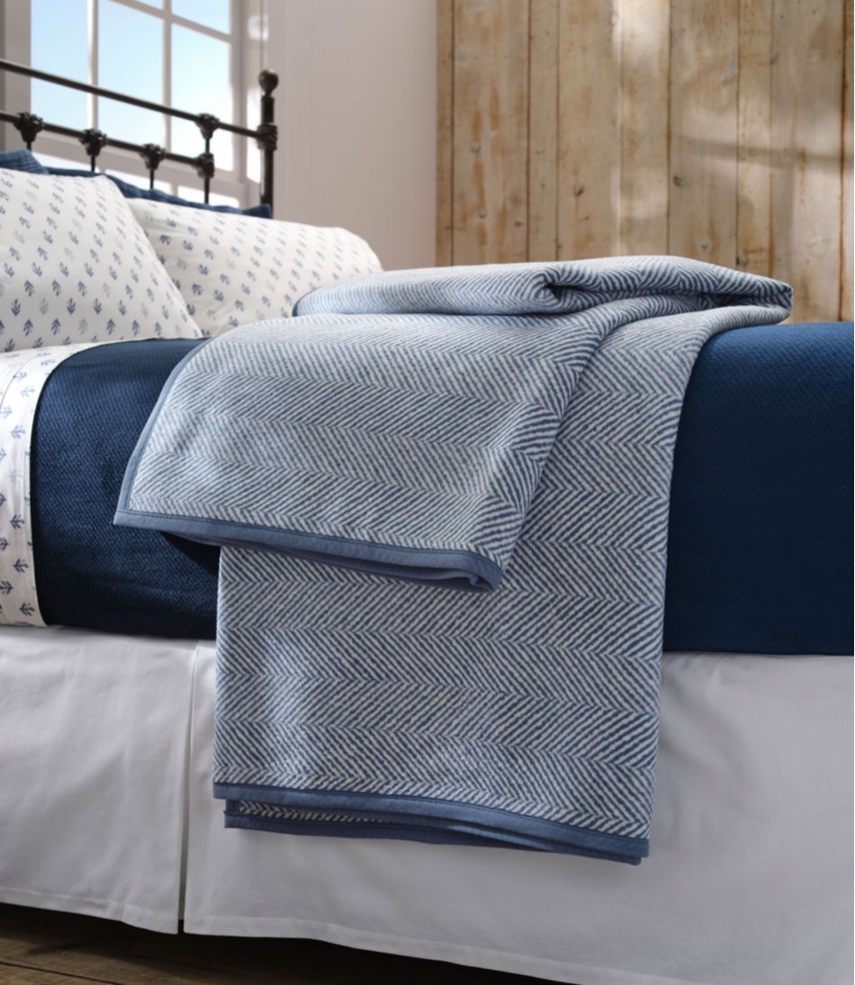 ChappyWrap Cozy Throw Blanket, Herringbone | L.L.Bean