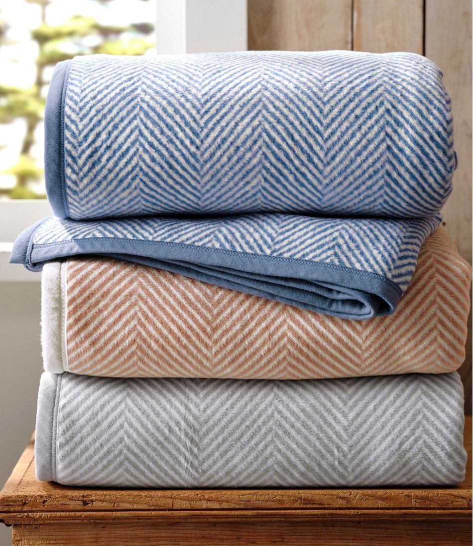 ChappyWrap Cozy Throw Blanket, Herringbone | L.L.Bean