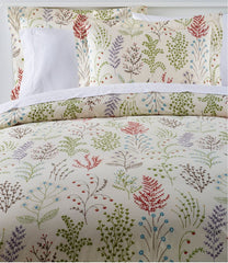 Botanical Floral Percale Comforter Cover Collection | L.L.Bean