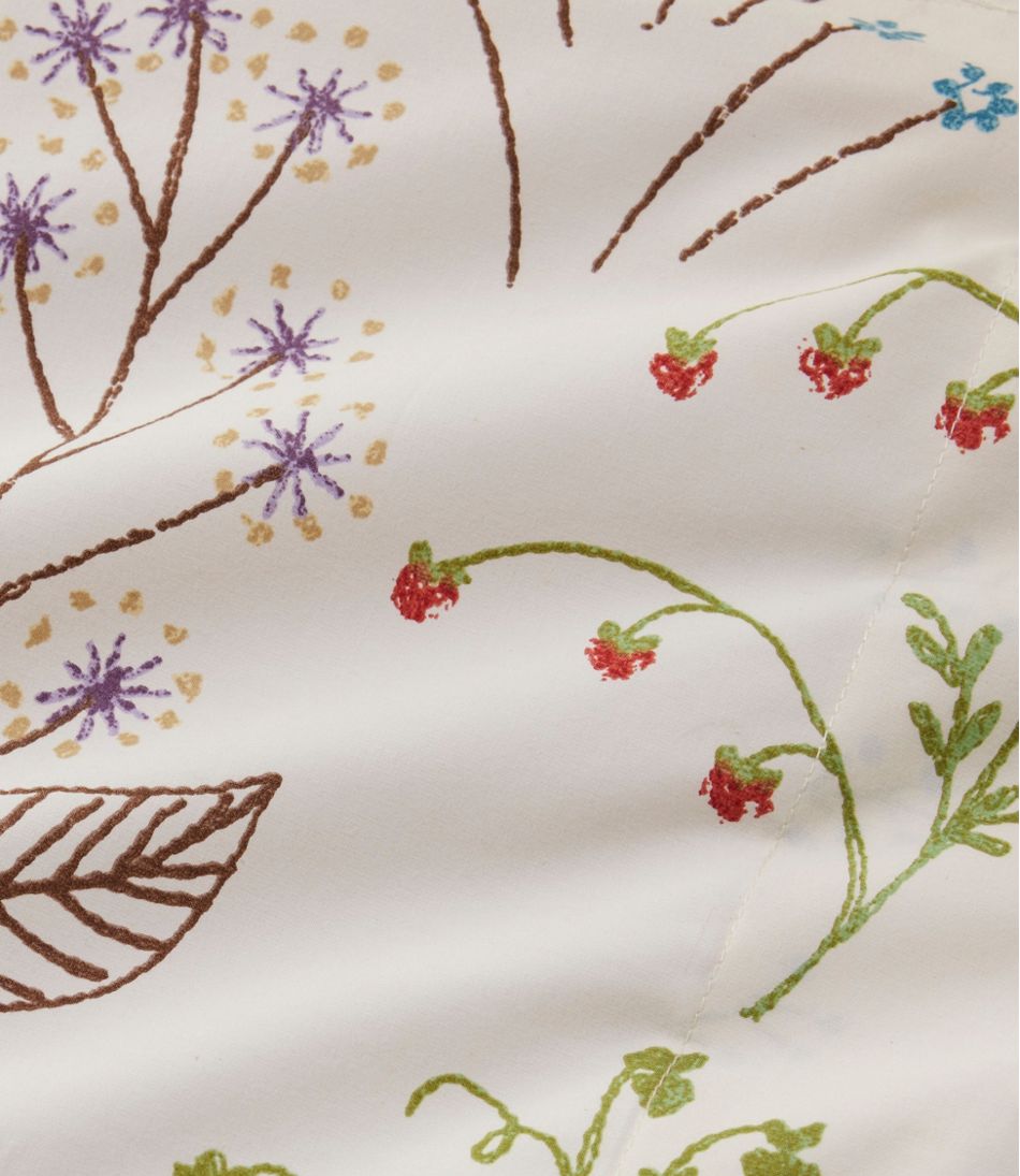 Botanical Floral Percale Comforter Cover Collection | L.L.Bean