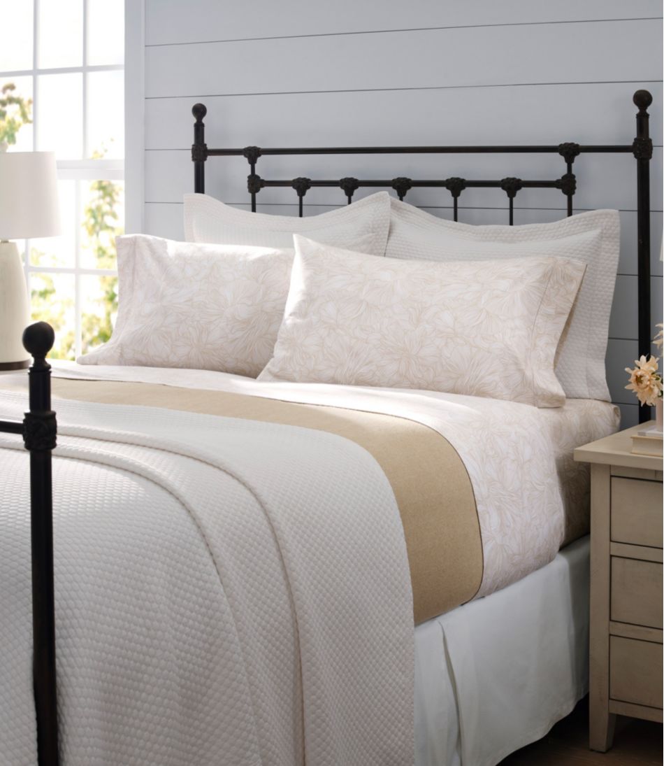 Organic Honeycomb Matelassé Coverlet | L.L.Bean