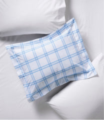 280-Thread-Count Pima Cotton Percale Comforter Cover Collection, Windowpane | L.L.Bean