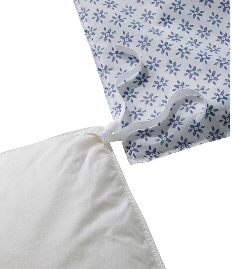 Sunwashed Percale Comforter Cover, Block Floral Print | L.L.Bean