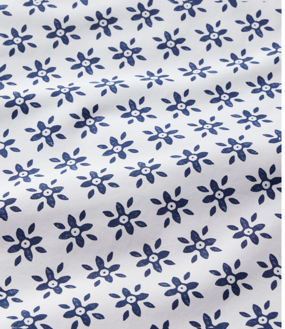 Sunwashed Percale Comforter Cover, Block Floral Print | L.L.Bean