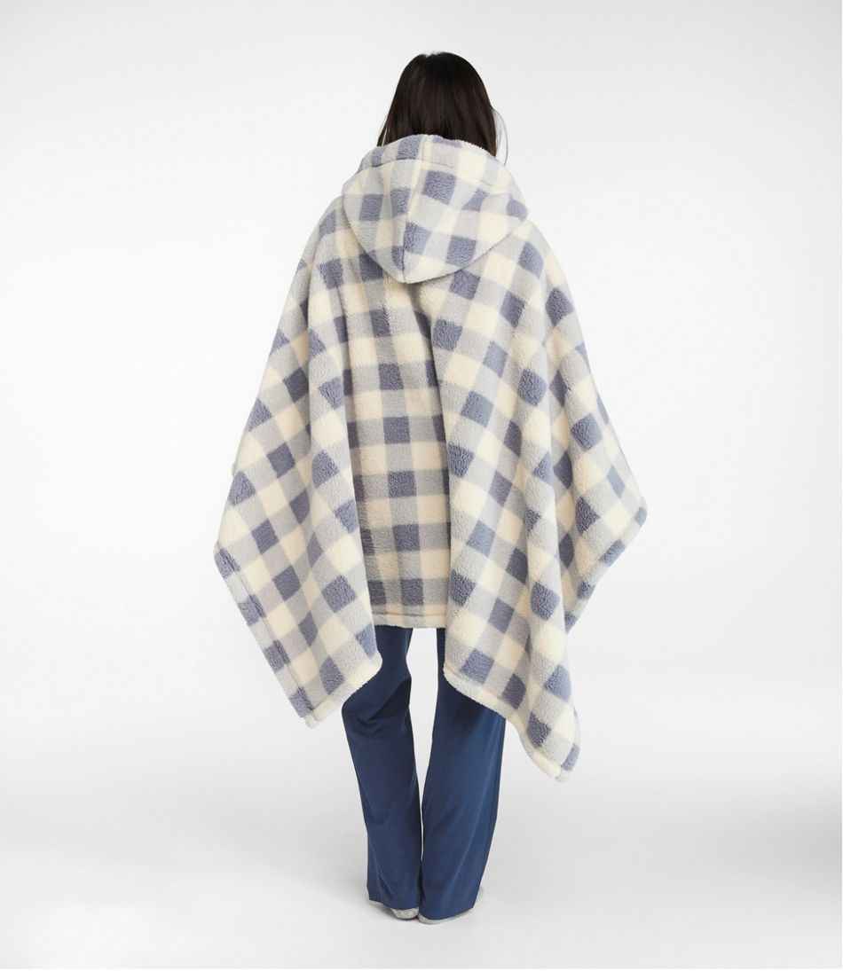 Cozy Sherpa Wearable Throw, Plaid | L.L.Bean