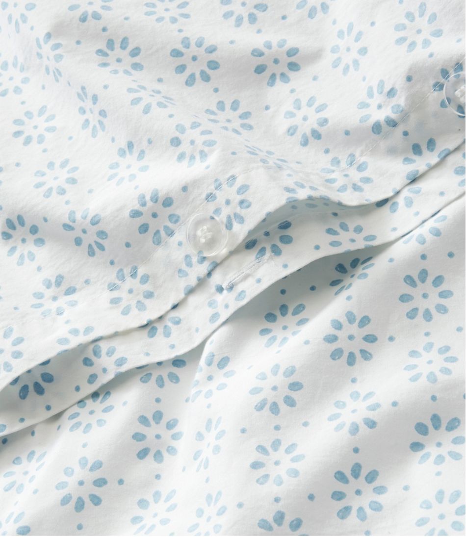 Sunwashed Percale Comforter Cover, Print | L.L.Bean