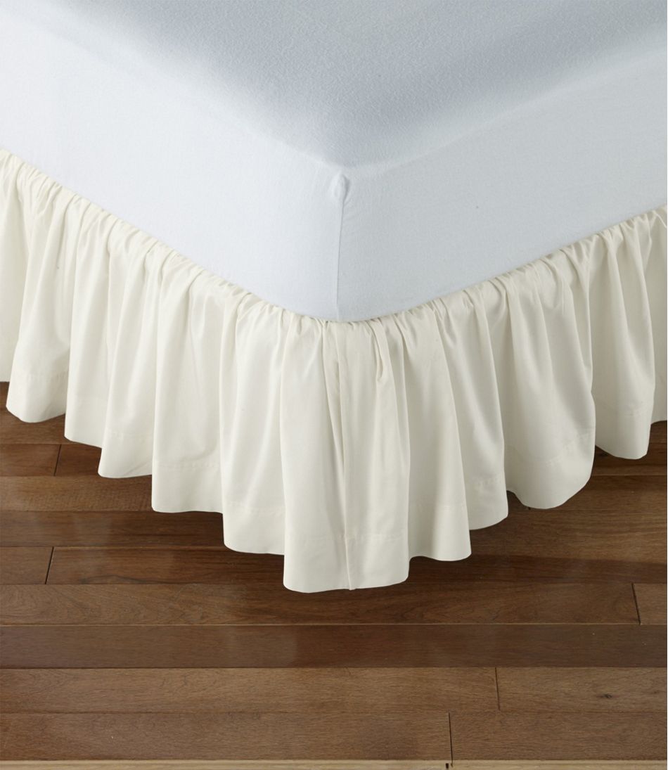 Chambray bed skirt | L.L.Bean