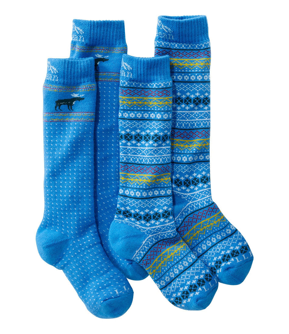 Deep Glacier Blue Moose / Fair Isle,Small