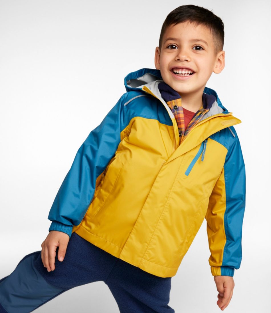 Kids' Trail Model Rain Jacket, Colorblock | L.L.Bean