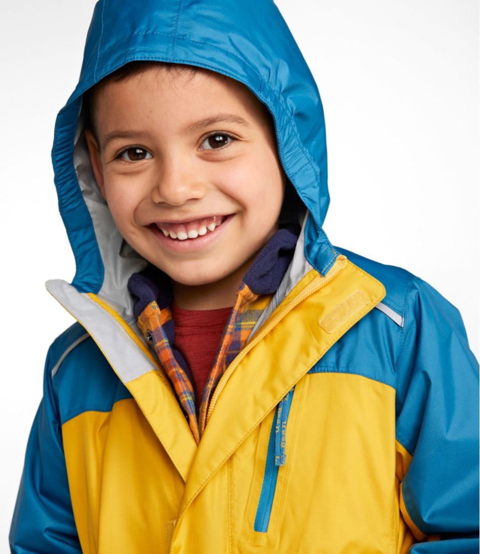 Kids' Trail Model Rain Jacket, Colorblock | L.L.Bean