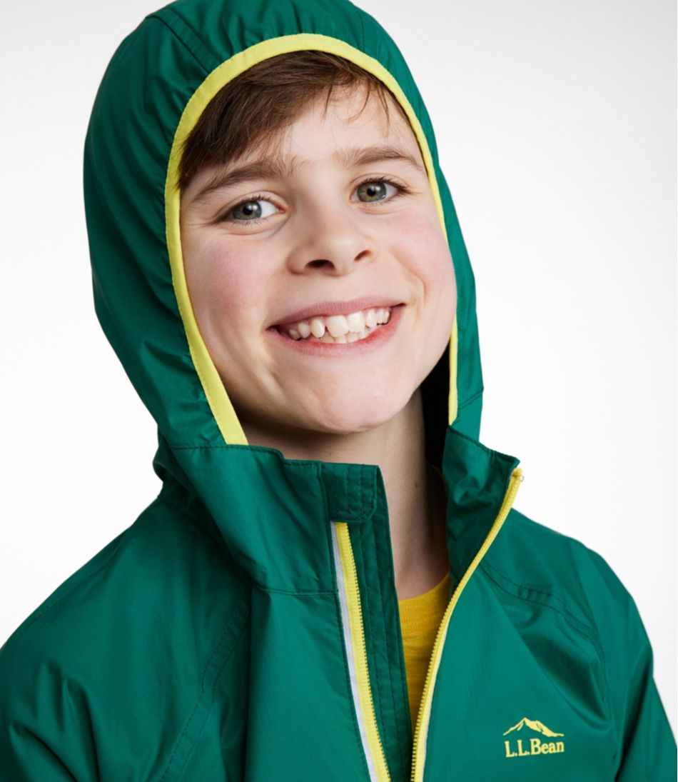 Kids' Wind and Rain Jacket, Reflective Zipper | L.L.Bean