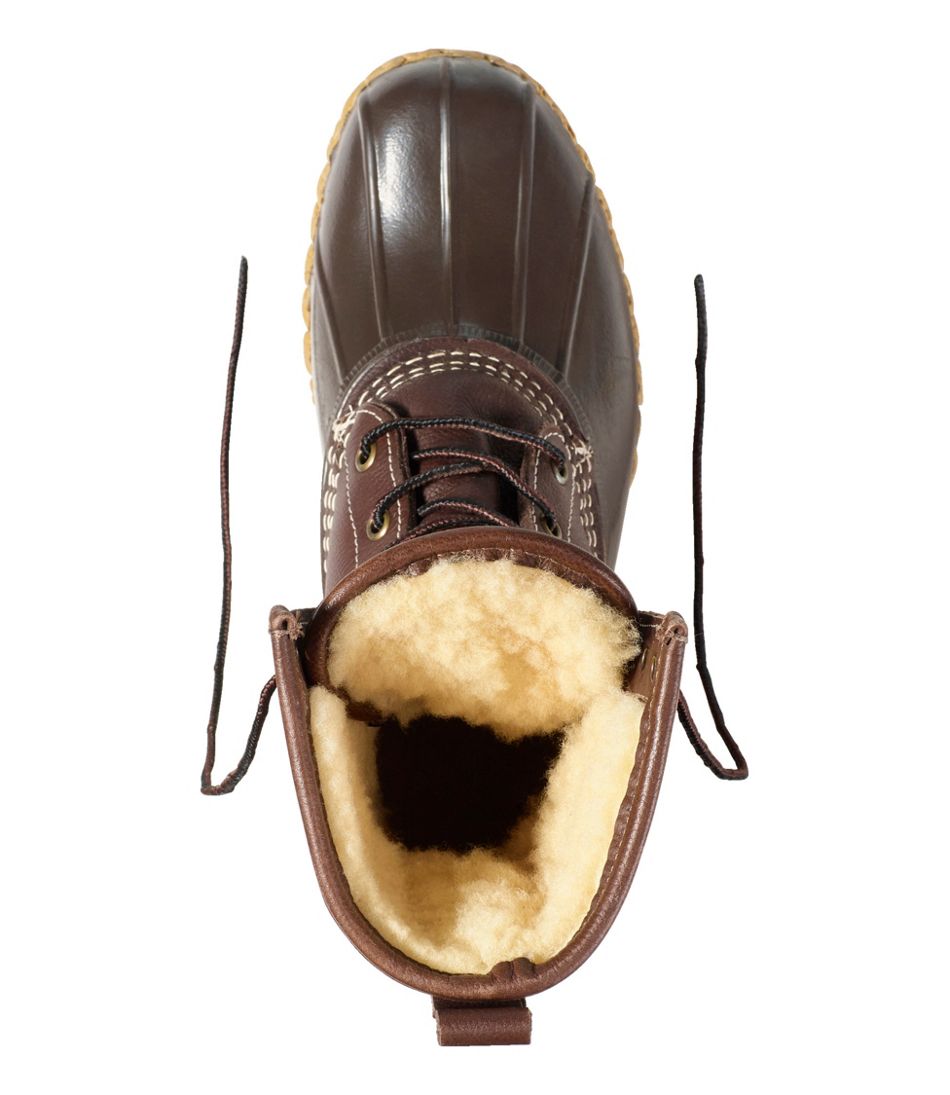 Women's Shearling Lined Bean Boots, 10 Inch | L.L.Bean