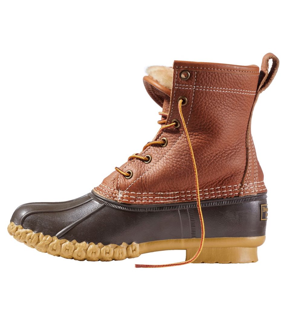 Women's Bean Boots, 8" Shearling-Lined Insulated | L.L.Bean