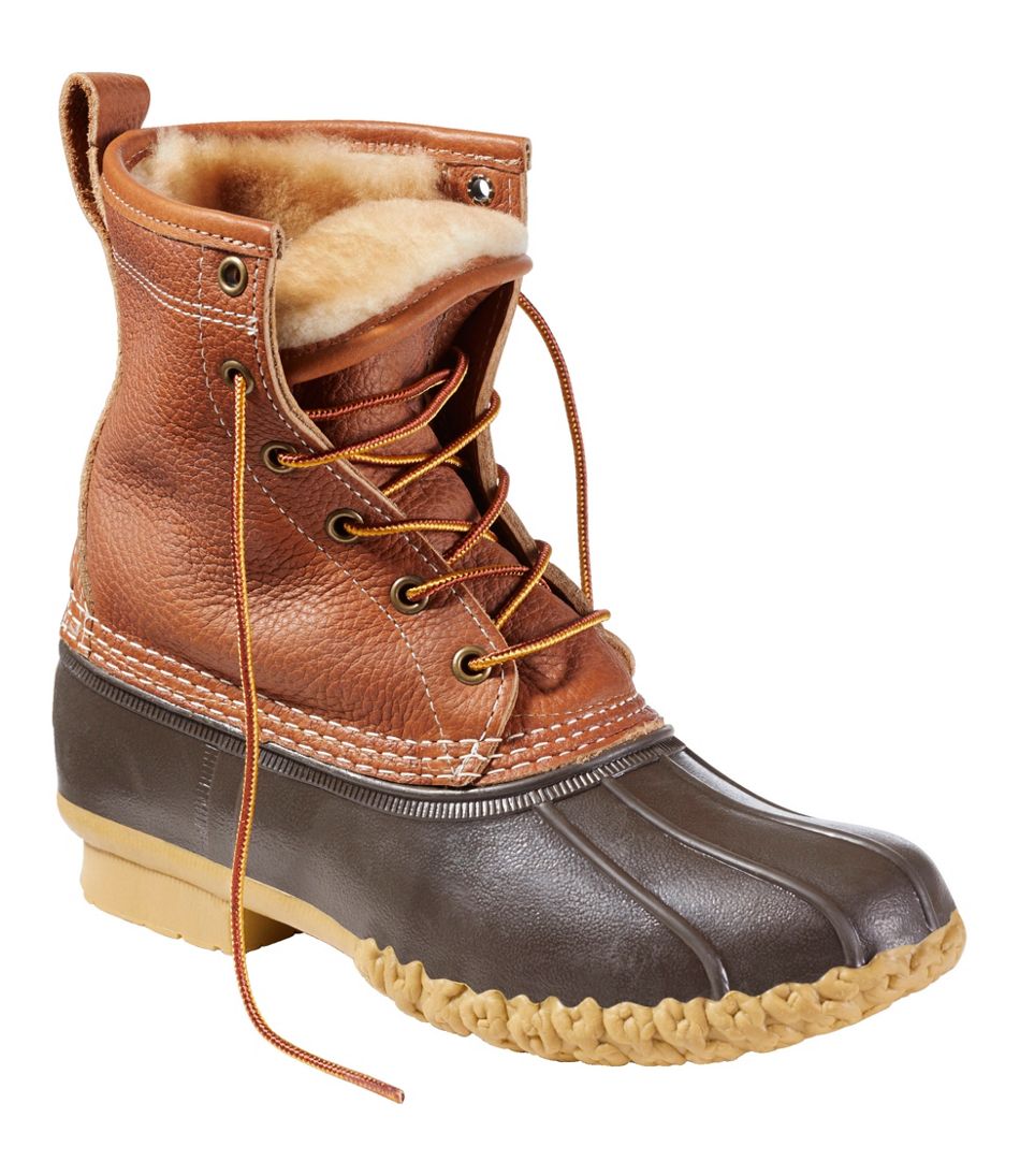 Women's Bean Boots, 8" Shearling-Lined Insulated | L.L.Bean
