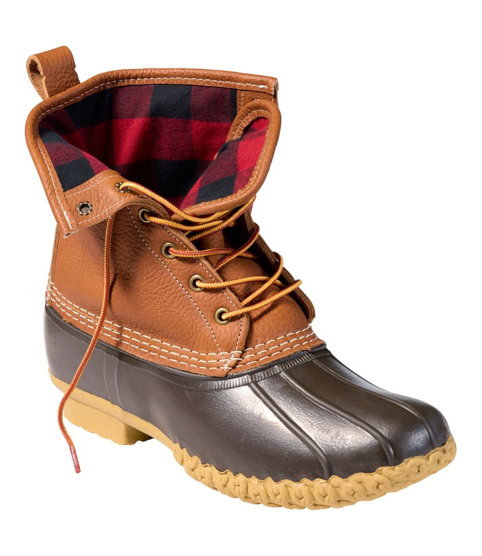Men's Bean Boots 8", Flannel-Lined Insulated | L.L.Bean