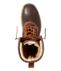 Men's Bean Boots, 10" Shearling-Lined Tumbled Leather | L.L.Bean