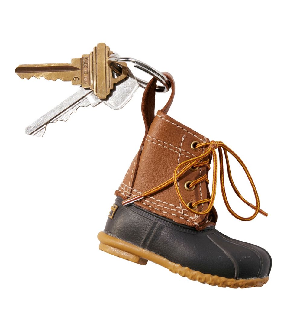 Bean Boot Key Chain, Tan/Brown | L.L.Bean