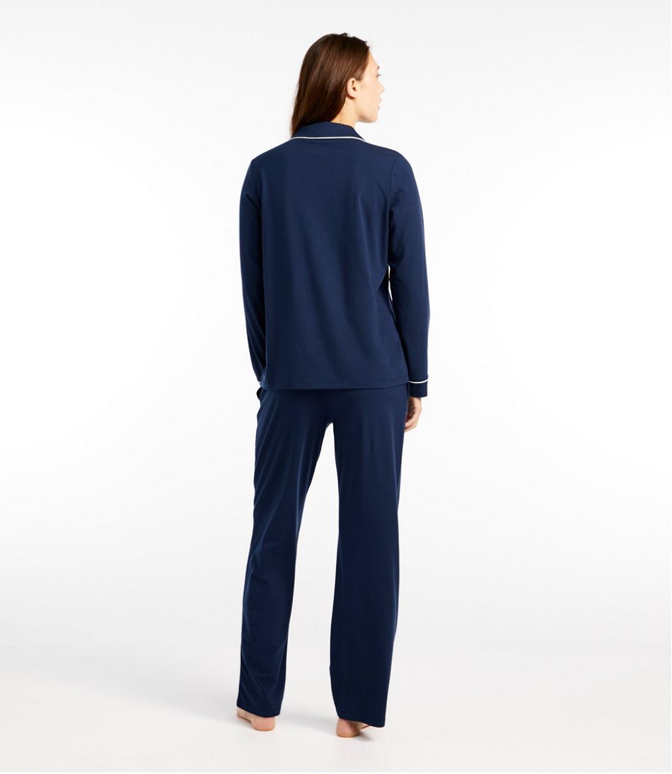 Women's Super-Soft Shrink-Free Pajama Set, Button-Front | L.L.Bean