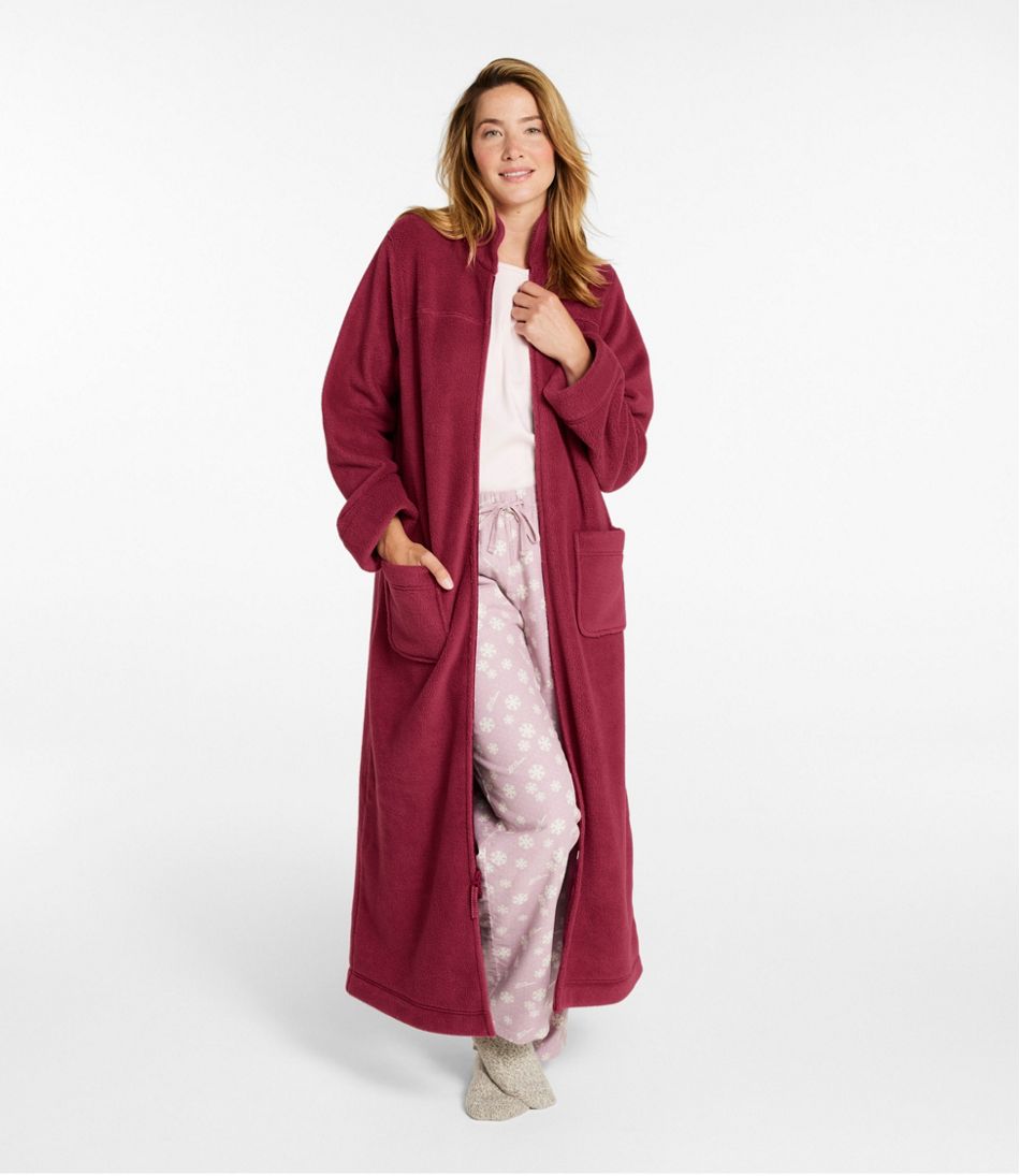 Women's Winter Fleece Robe, Zip-Front | L.L.Bean