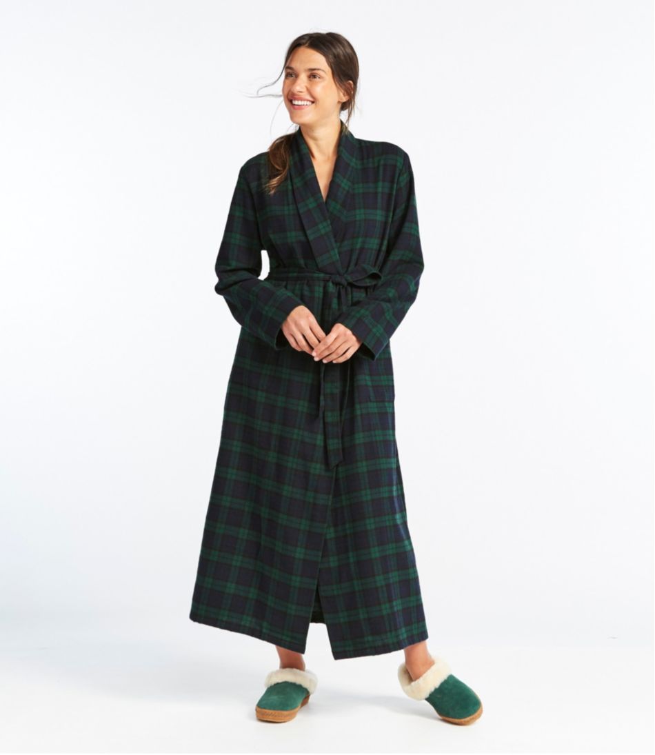 Women's Scotch Plaid Flannel Robe | L.L.Bean