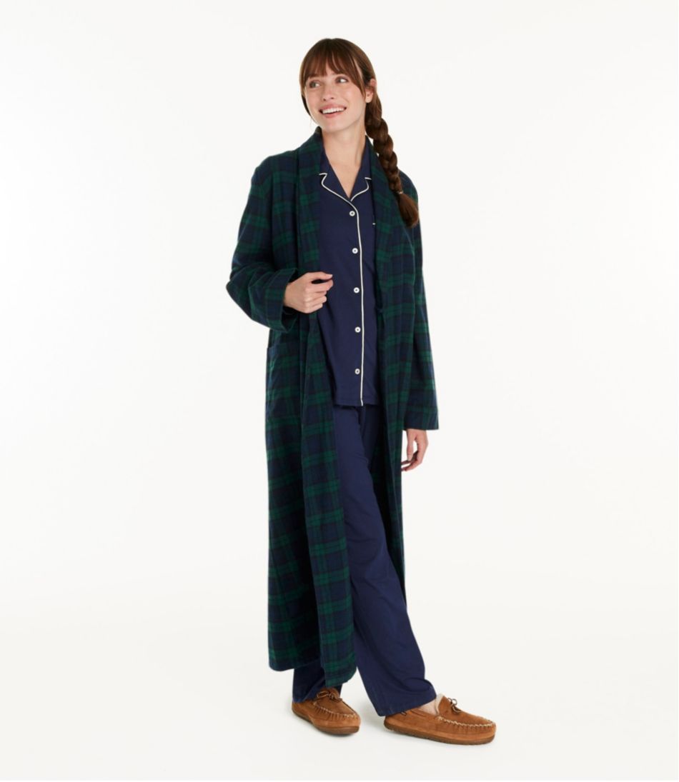Women's Scotch Plaid Flannel Robe | L.L.Bean