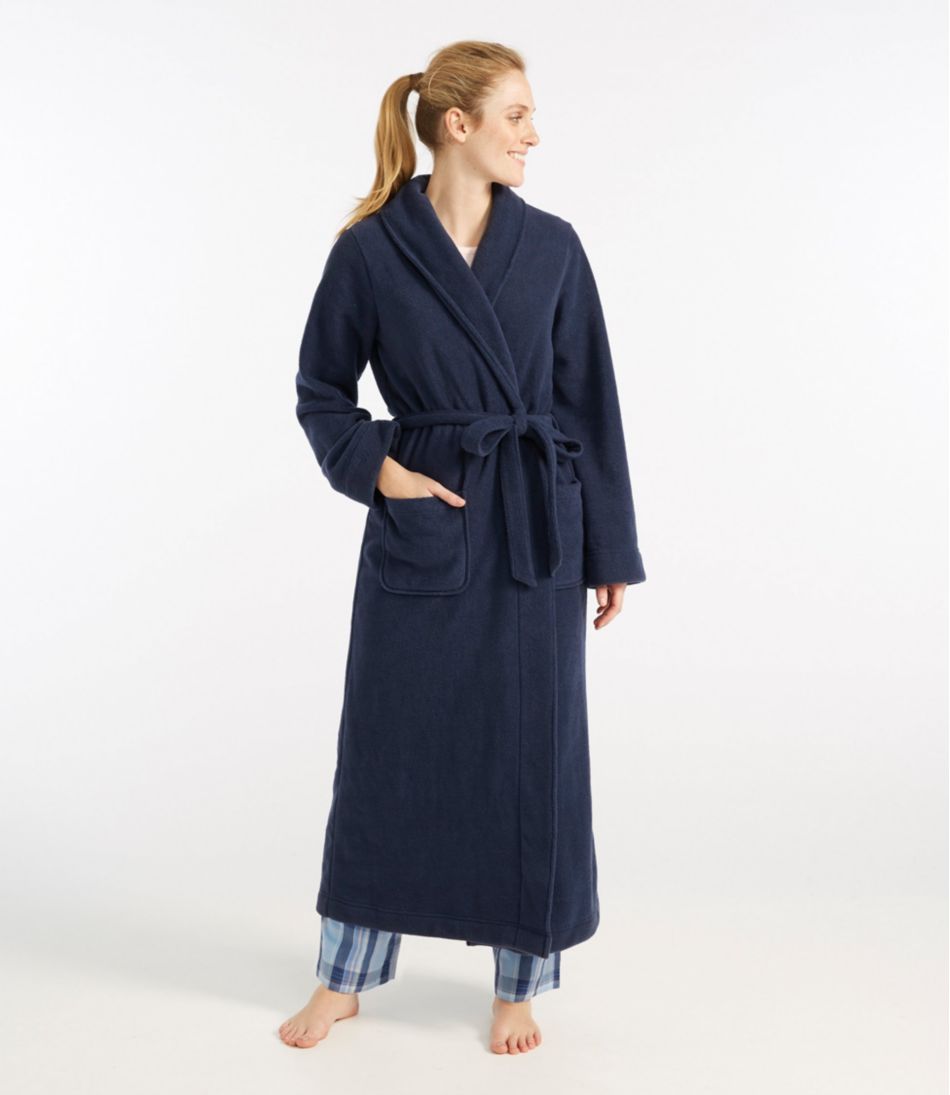Women's Winter Fleece Robe, Wrap-Front | L.L.Bean