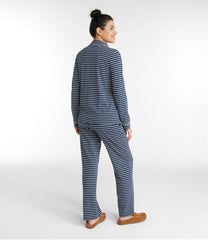 Women's Super-Soft Shrink-Free Button Front Pajama Set, Stripe | L.L.Bean