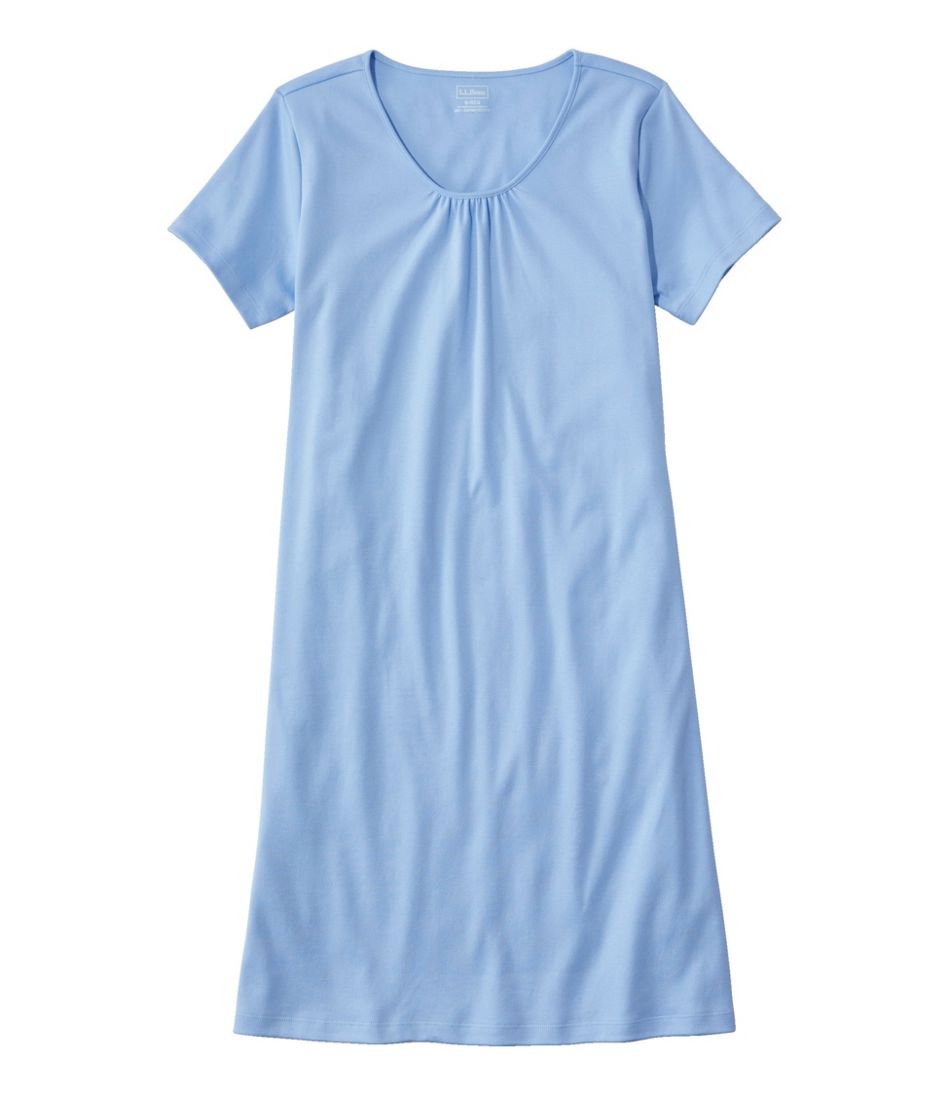 Women's Supima® Nightgown, Short-Sleeve | L.L.Bean